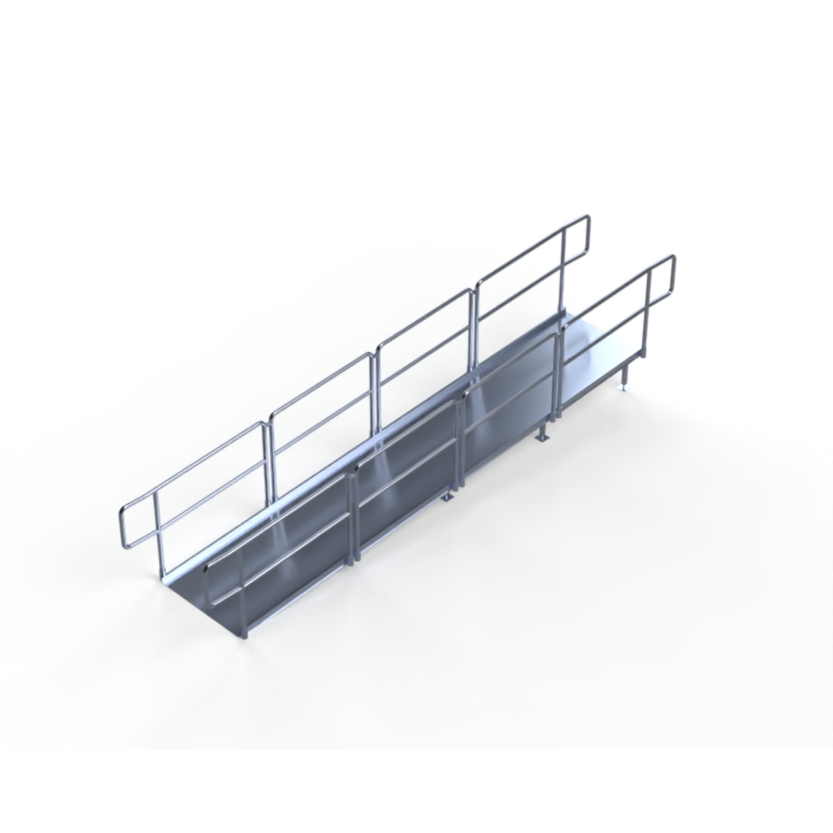 ADA-Compliant Straight Stage Ramp