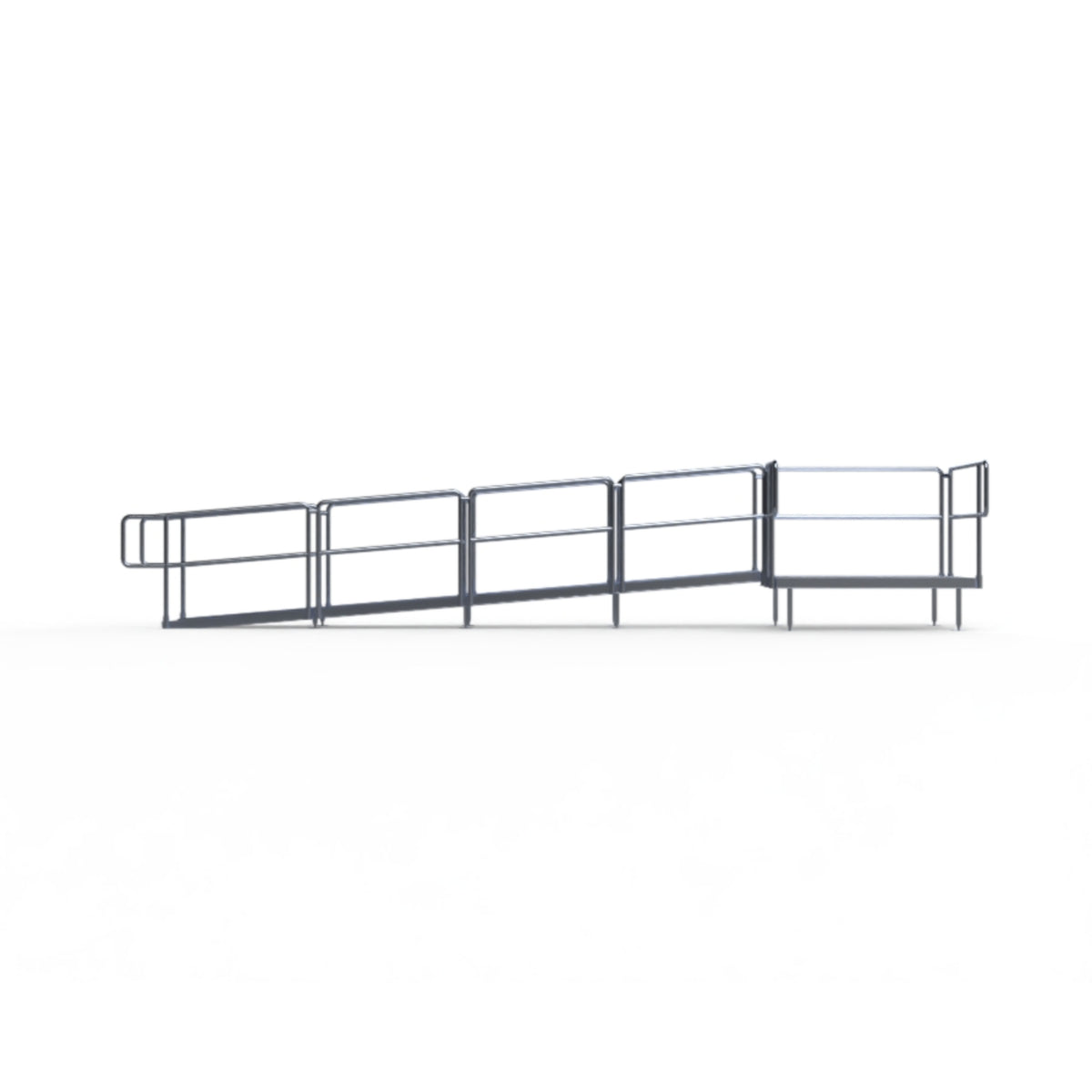 ADA-Compliant Stage Ramp, 5' x 5' Top Platform