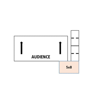 ADA-Compliant Stage Ramp, 5' x 8' Top Platform