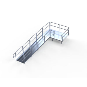 ADA-Compliant Stage Ramp, 5' x 8' Top Platform