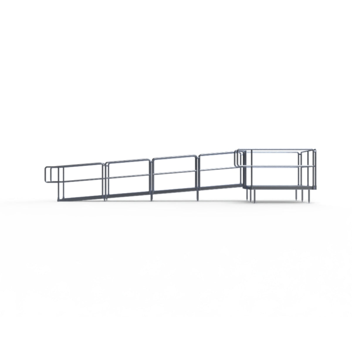 ADA-Compliant Stage Ramp, 5' x 8' Top Platform