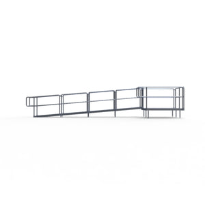 ADA-Compliant Stage Ramp, 5' x 8' Top Platform