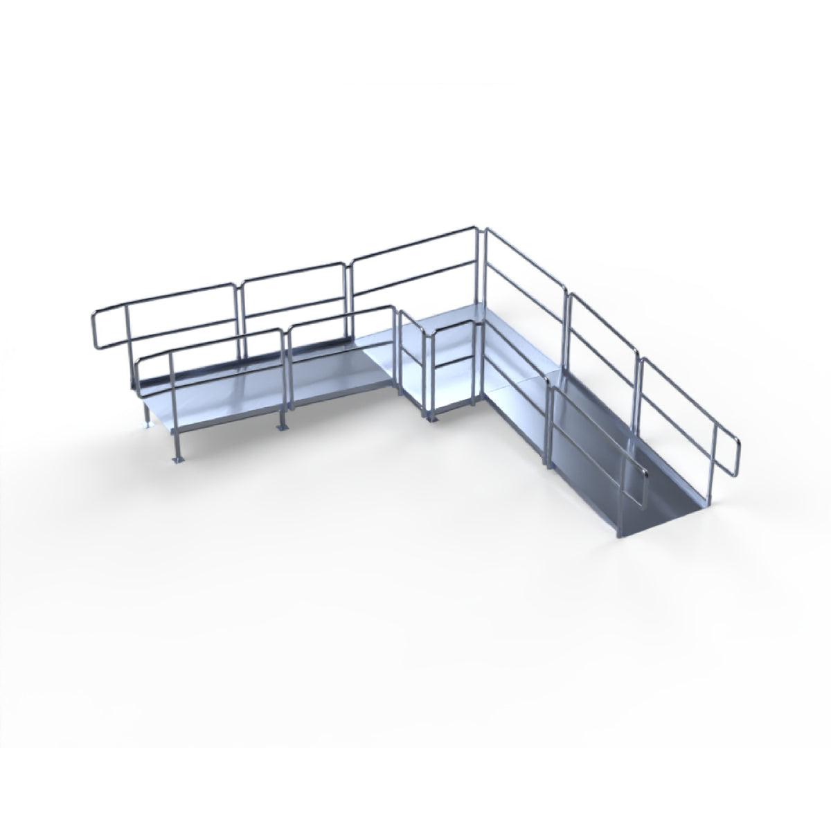 ADA-Compliant L-Shape Stage Ramp