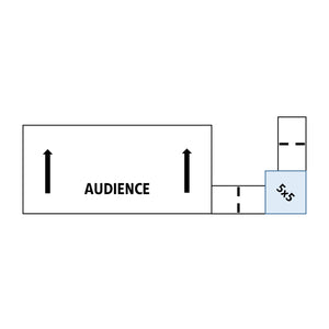 ADA-Compliant L-Shape Stage Ramp