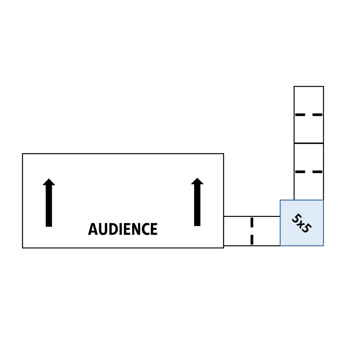 ADA-Compliant L-Shape Stage Ramp