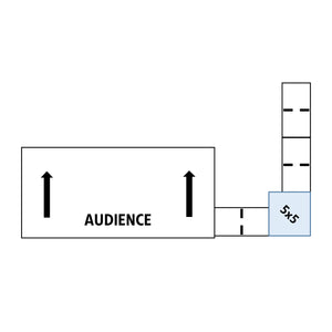 ADA-Compliant L-Shape Stage Ramp