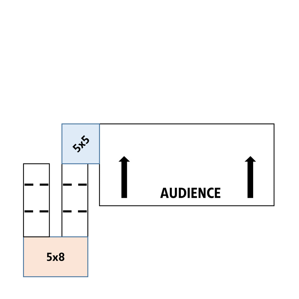 ADA-Compliant Switchback Stage Ramp