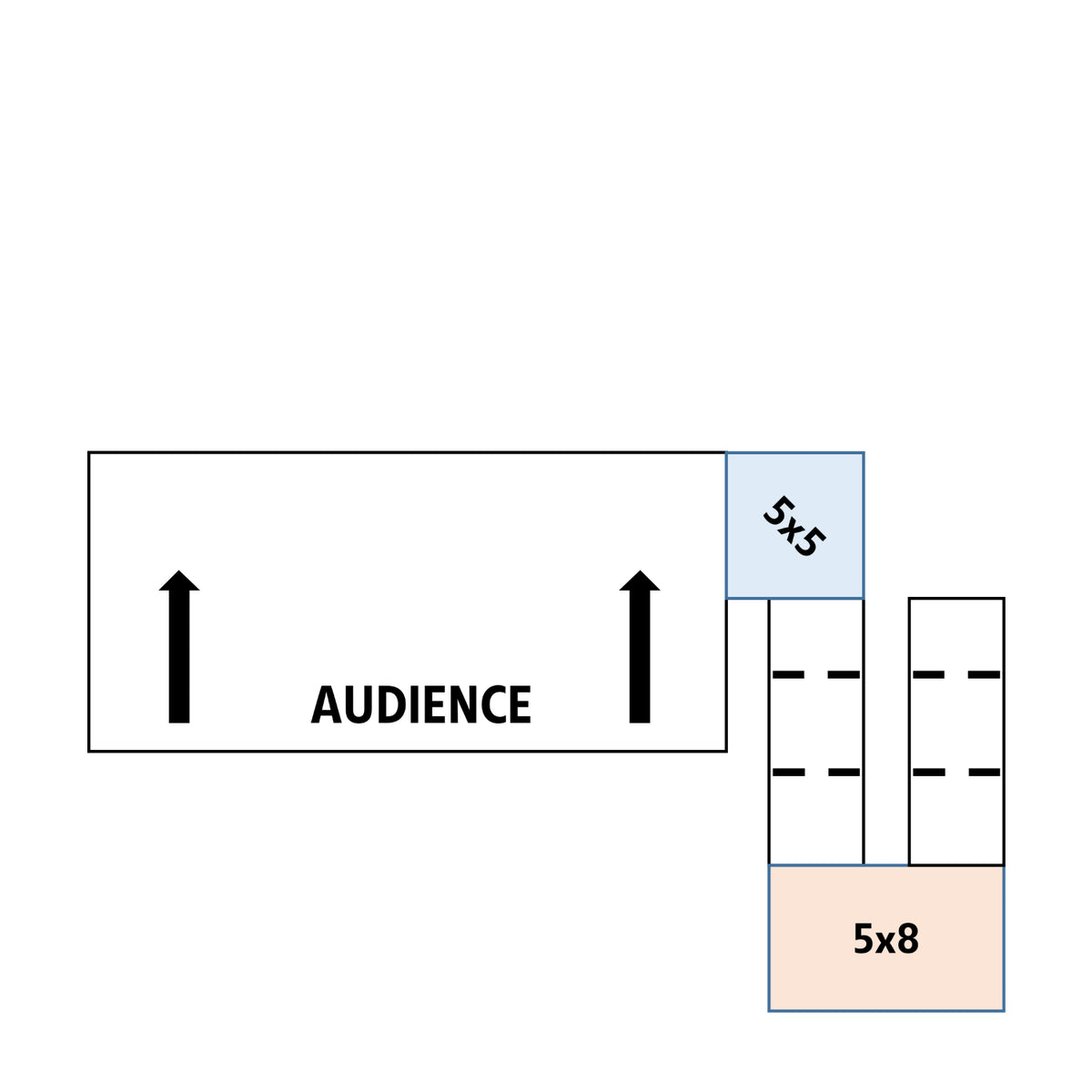 ADA-Compliant Switchback Stage Ramp