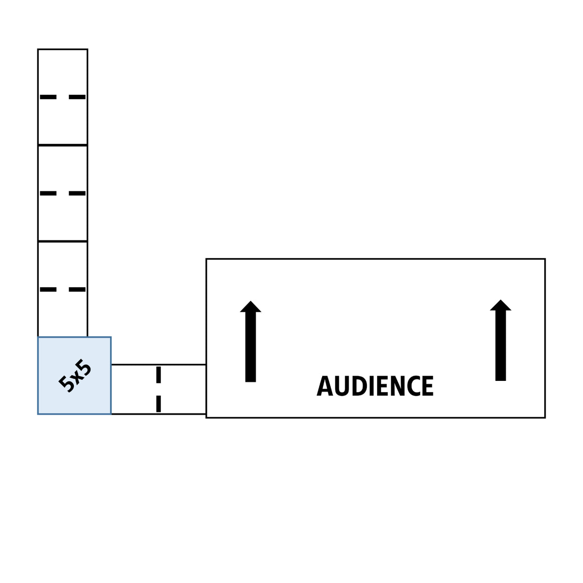 ADA-Compliant L-Shape Stage Ramp