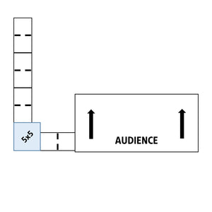 ADA-Compliant L-Shape Stage Ramp