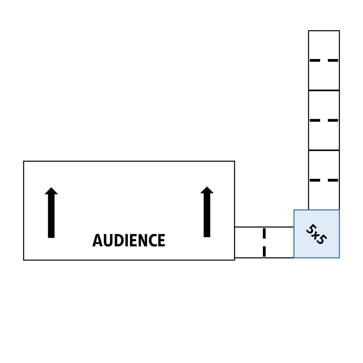 ADA-Compliant L-Shape Stage Ramp