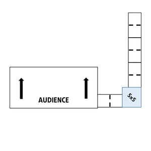 ADA-Compliant L-Shape Stage Ramp