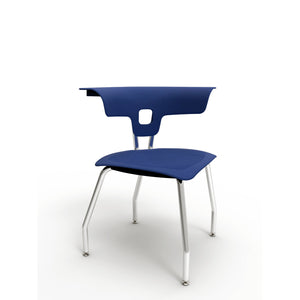 KI Ruckus 4-Leg Chair with Glides, Polypropylene Seat, 18" Seat Height, FREE SHIPPING