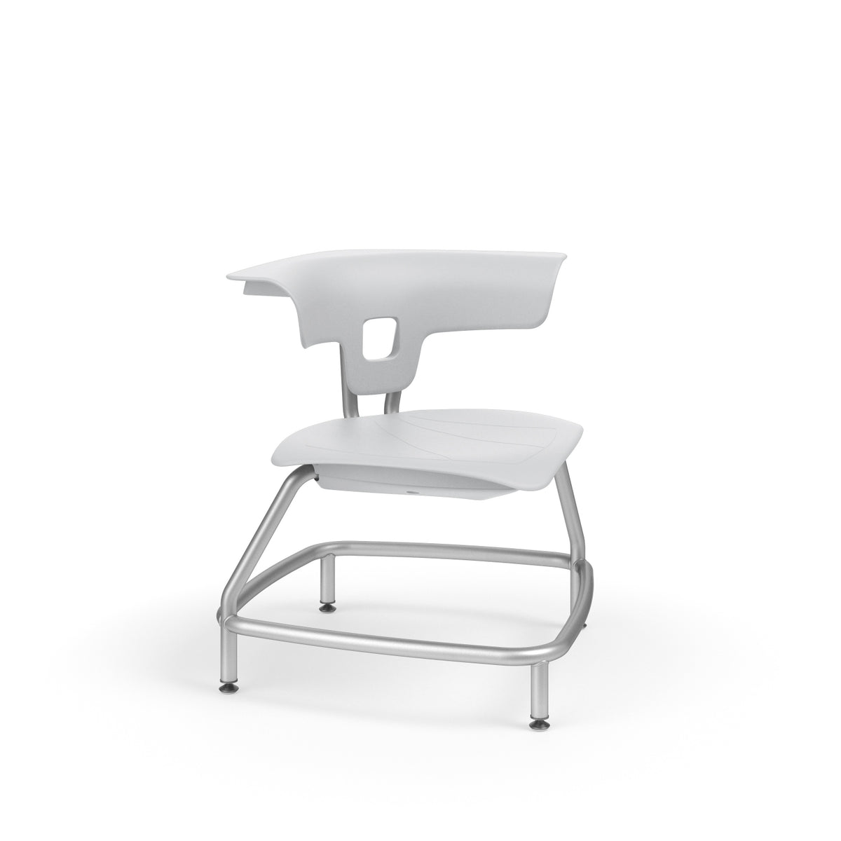 KI Ruckus Stack Chair with Glides, Polypropylene Seat, 15" Seat Height, FREE SHIPPING