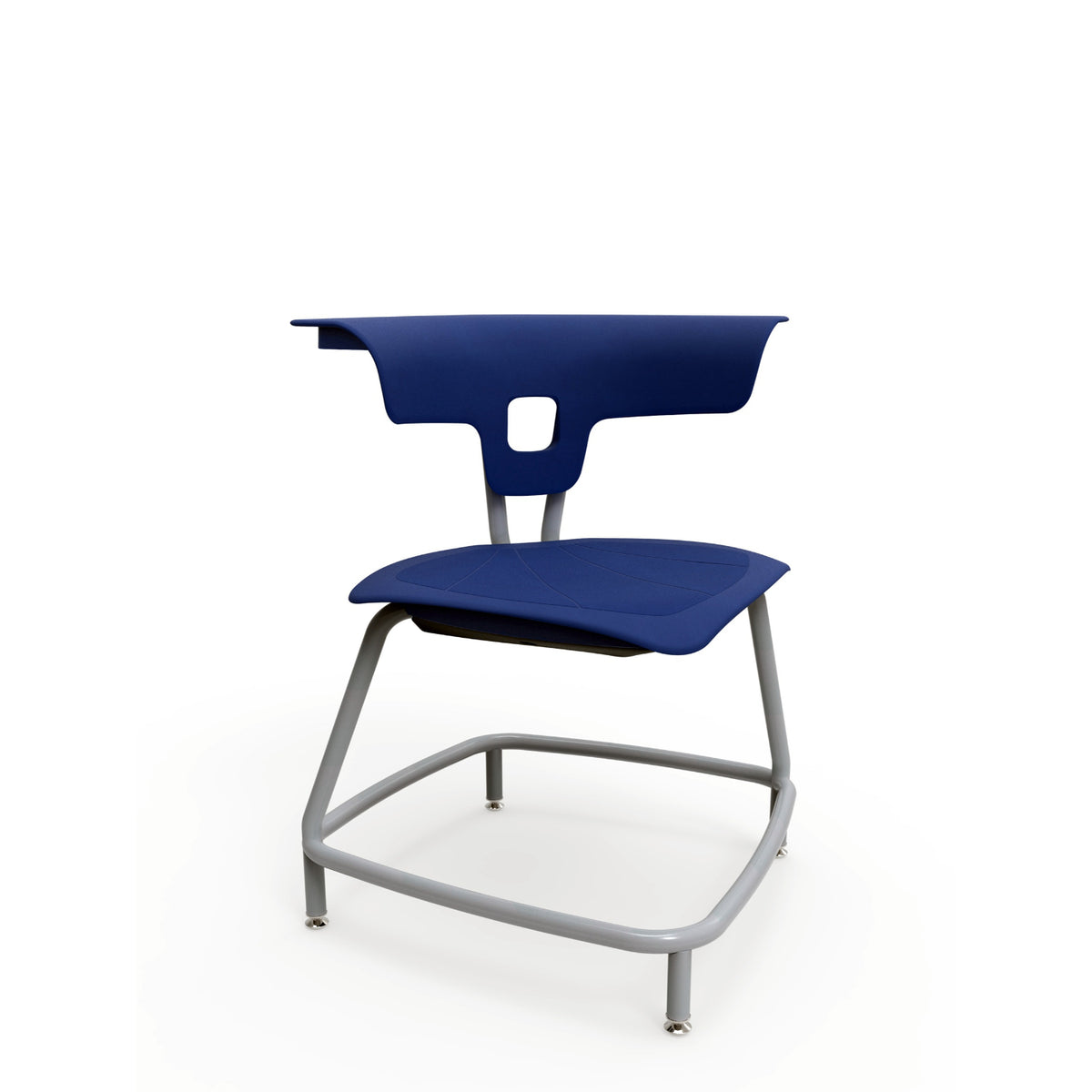 KI Ruckus Stack Chair with Glides, Polypropylene Seat, 18" Seat Height, FREE SHIPPING