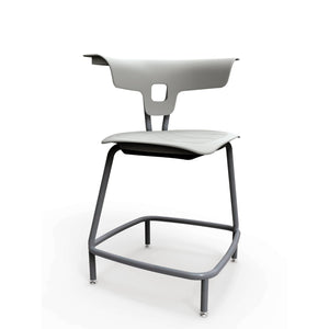 KI Ruckus Stool with Glides, Polypropylene Seat, 24" Seat Height, FREE SHIPPING