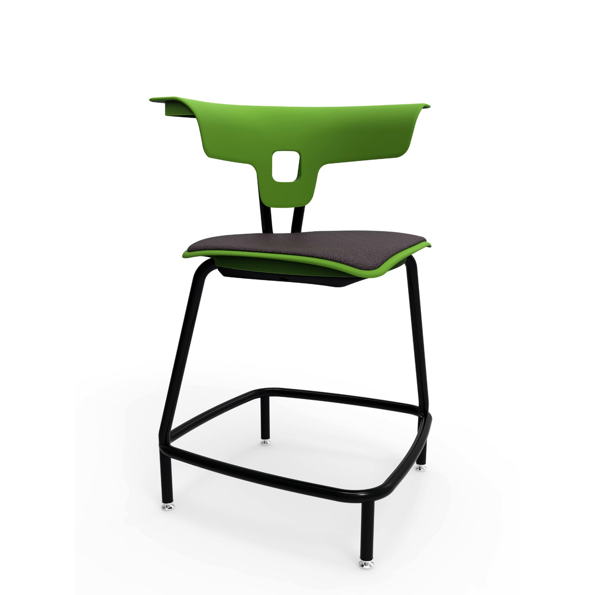 KI Ruckus Stool with Glides, Upholstered Seat, 24" Seat Height, FREE SHIPPING