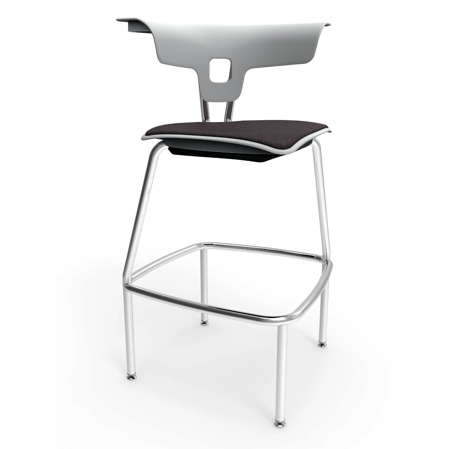 KI Ruckus Stool with Glides, Upholstered Seat, 30" Seat Height, FREE SHIPPING