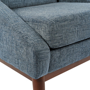 SL4400 Series Mid-Century Club Chair with Coffee Finish Legs