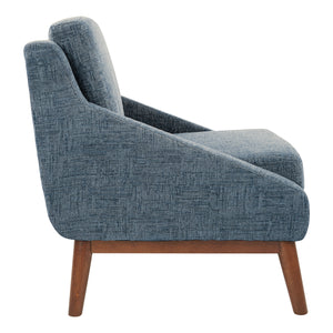 SL4400 Series Mid-Century Club Chair with Coffee Finish Legs