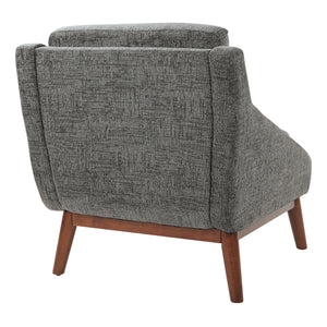 SL4400 Series Mid-Century Club Chair with Coffee Finish Legs