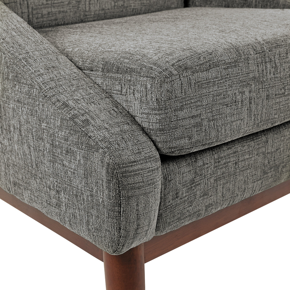 SL4400 Series Mid-Century Club Chair with Coffee Finish Legs