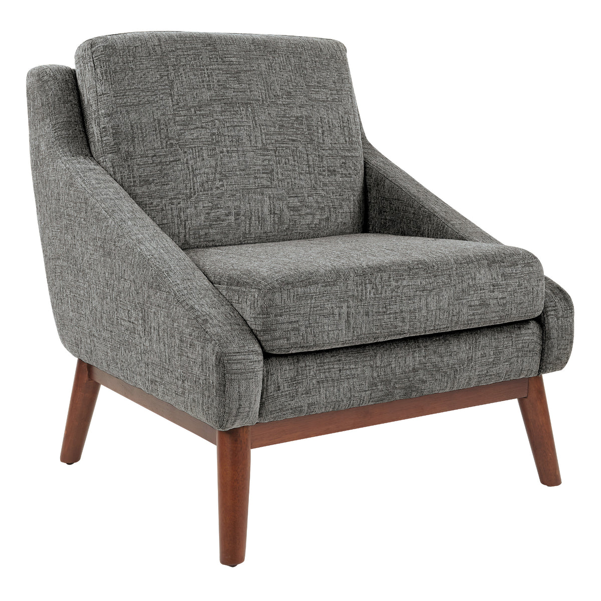 SL4400 Series Mid-Century Club Chair with Coffee Finish Legs
