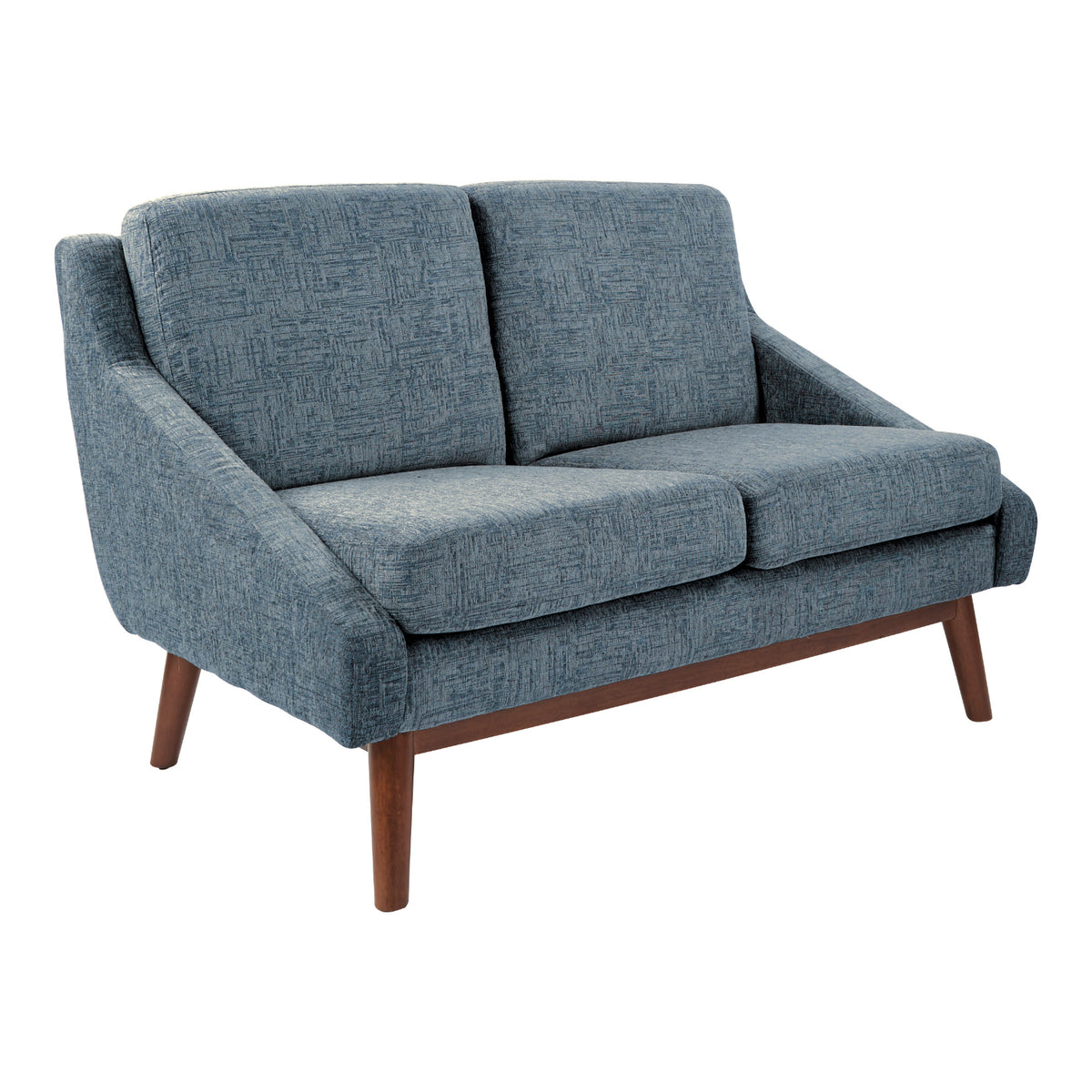 SL4400 Series Mid-Century Loveseat with Coffee Finish Legs