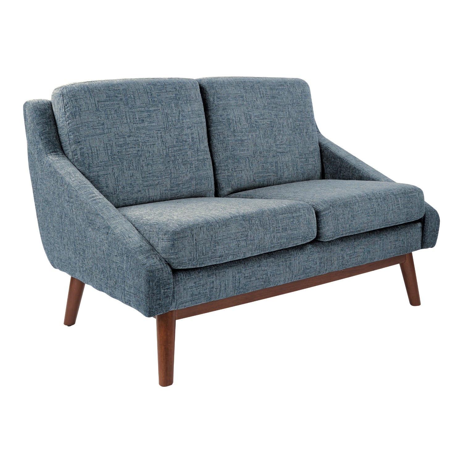 SL4400 Series Mid-Century Loveseat with Coffee Finish Legs