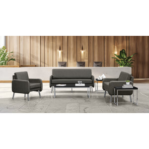 SL5600 Series Loveseat with Chrome Finish Legs