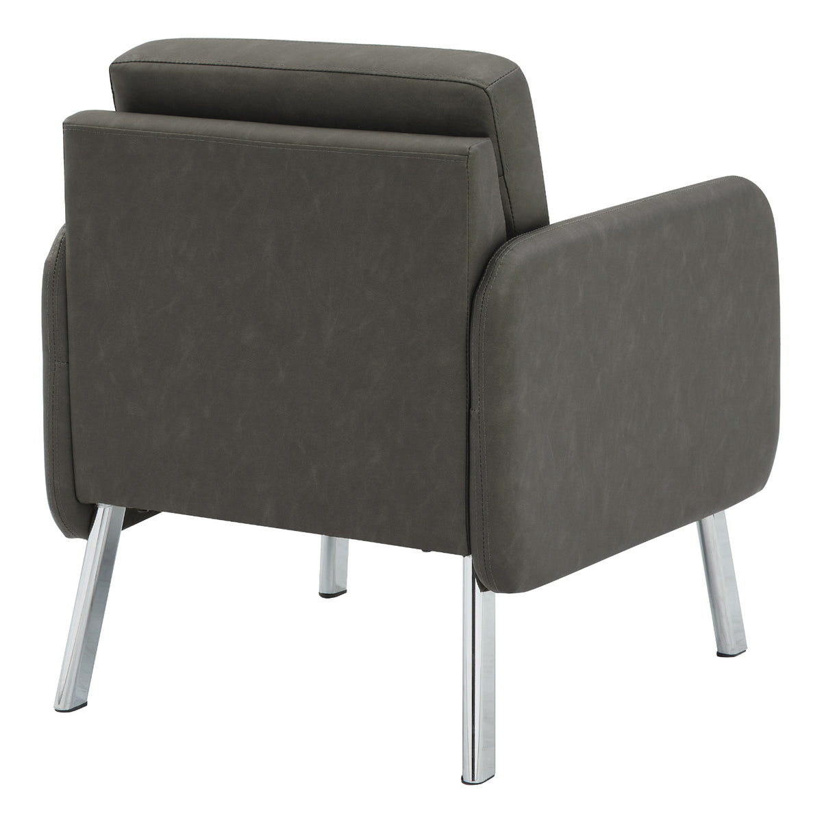 SL5600 Series Lounge Chair with Chrome Finish Legs