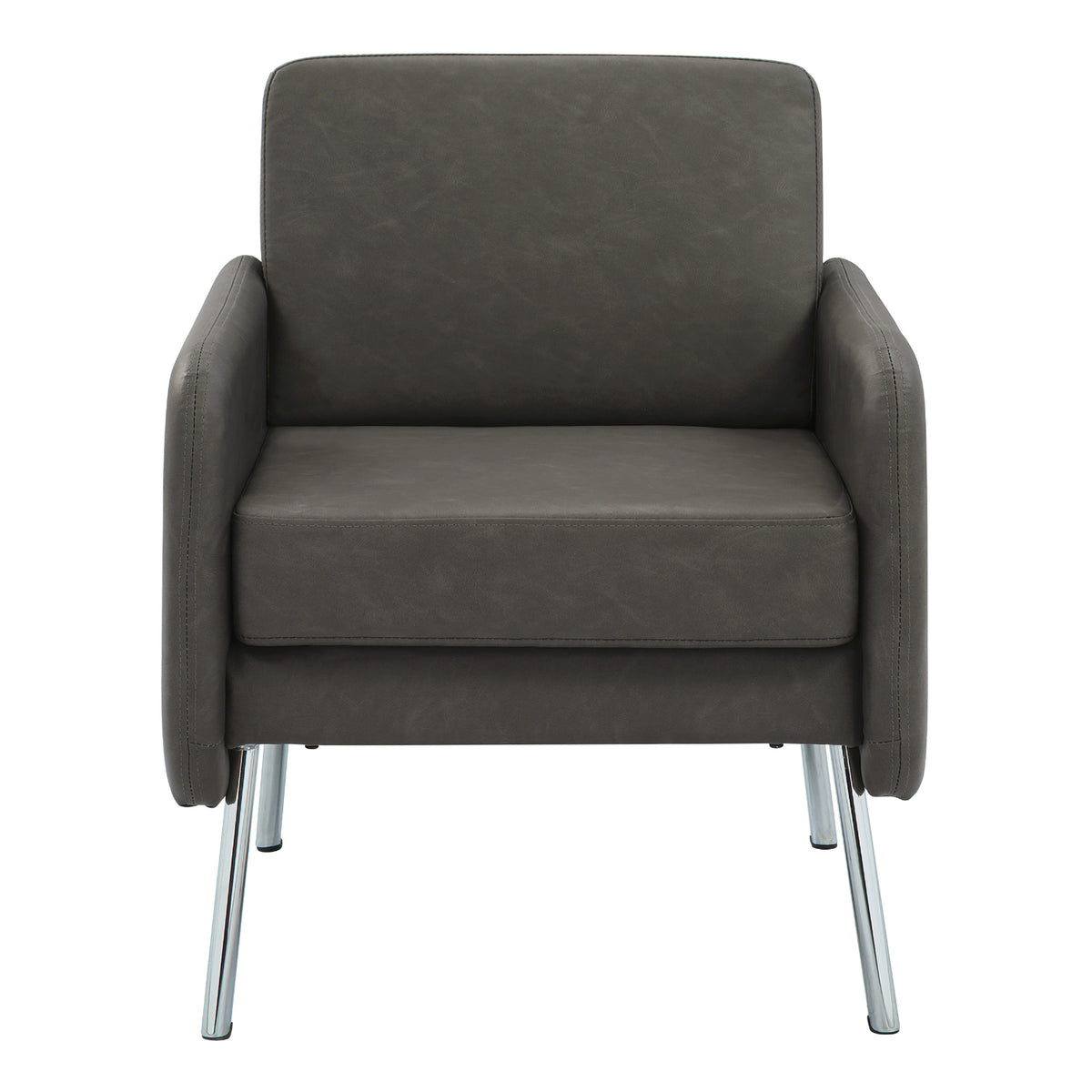 SL5600 Series Lounge Chair with Chrome Finish Legs