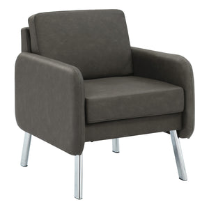 SL5600 Series Lounge Chair with Chrome Finish Legs
