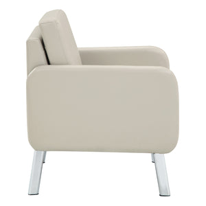 SL5600 Series Lounge Chair with Chrome Finish Legs