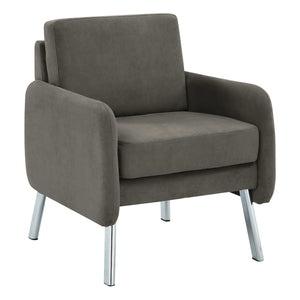 SL5600 Series Lounge Chair with Chrome Finish Legs