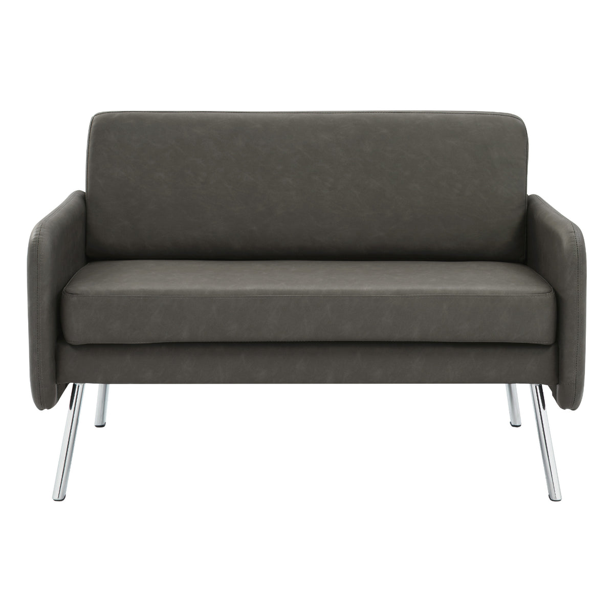 SL5600 Series Loveseat with Chrome Finish Legs