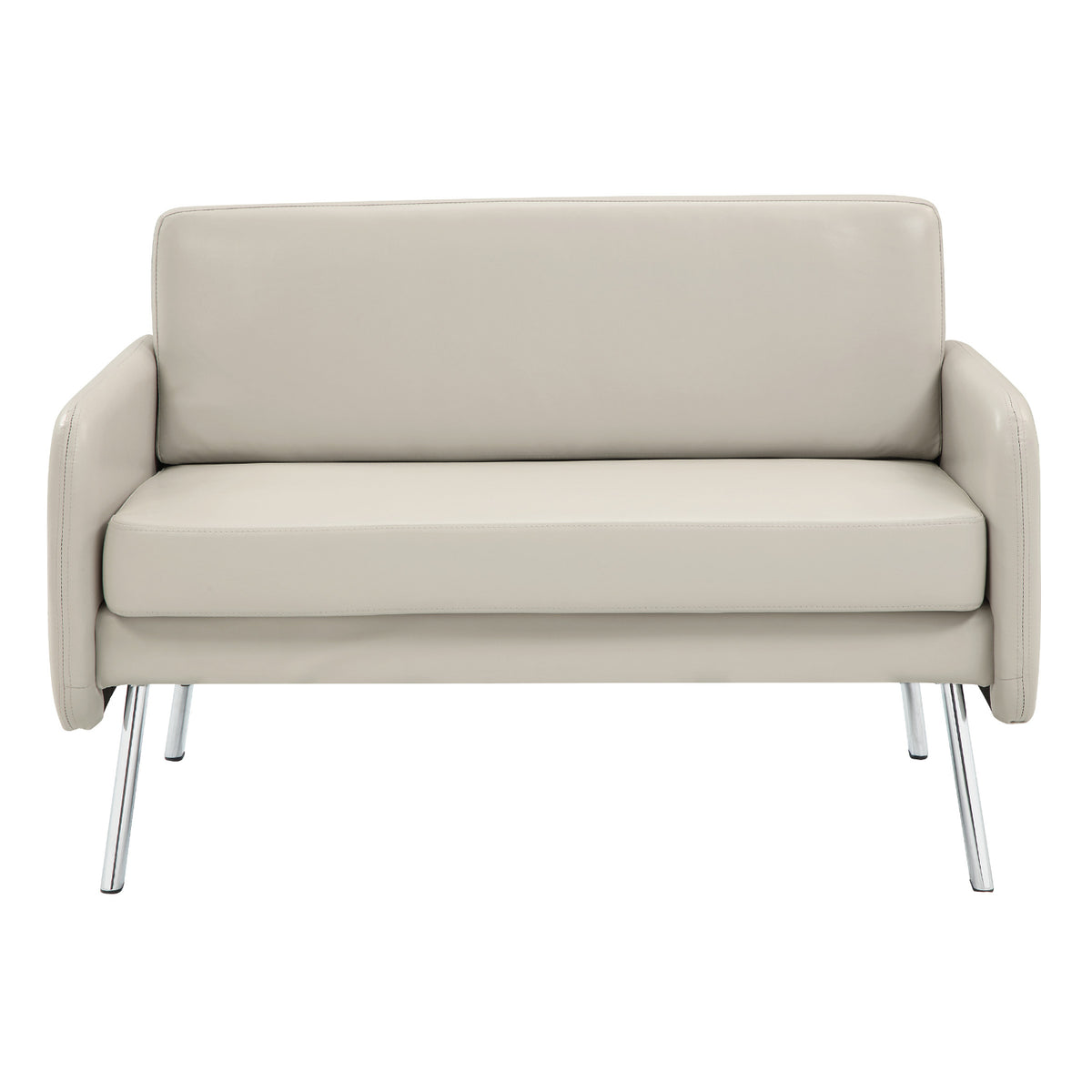 SL5600 Series Loveseat with Chrome Finish Legs