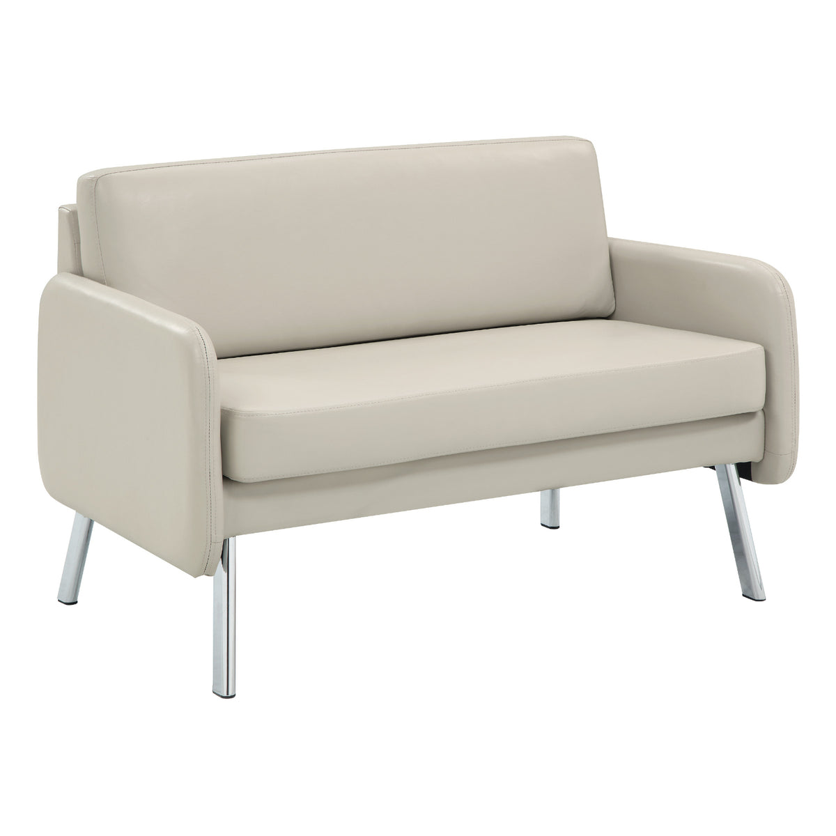 SL5600 Series Loveseat with Chrome Finish Legs