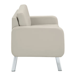 SL5600 Series Loveseat with Chrome Finish Legs