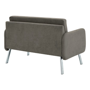 SL5600 Series Loveseat with Chrome Finish Legs