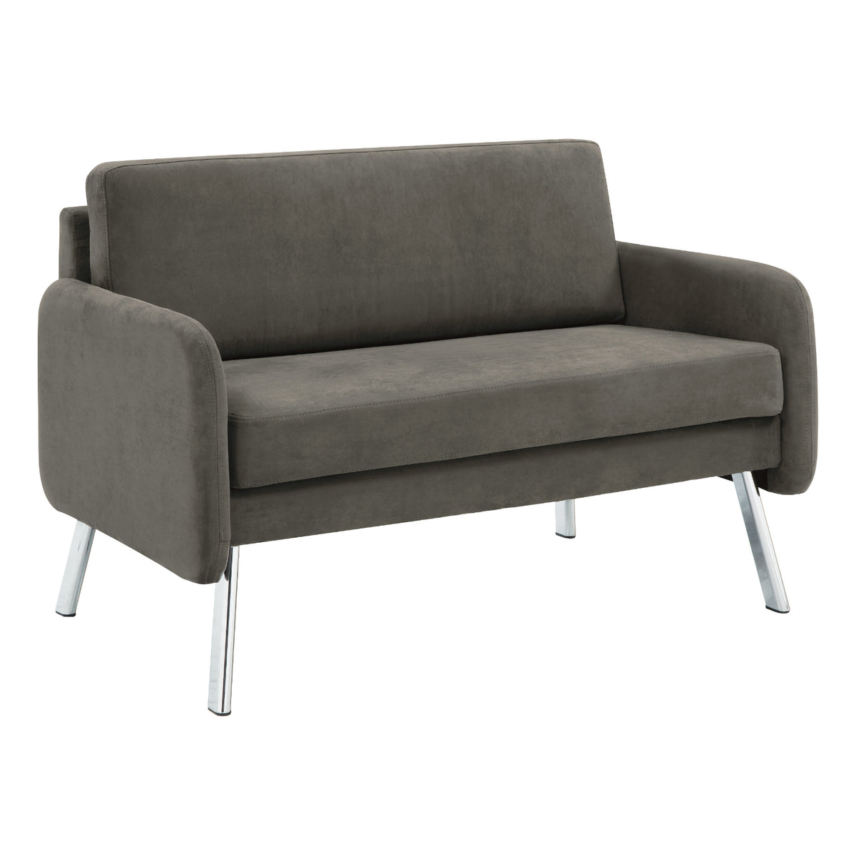 SL5600 Series Loveseat with Chrome Finish Legs