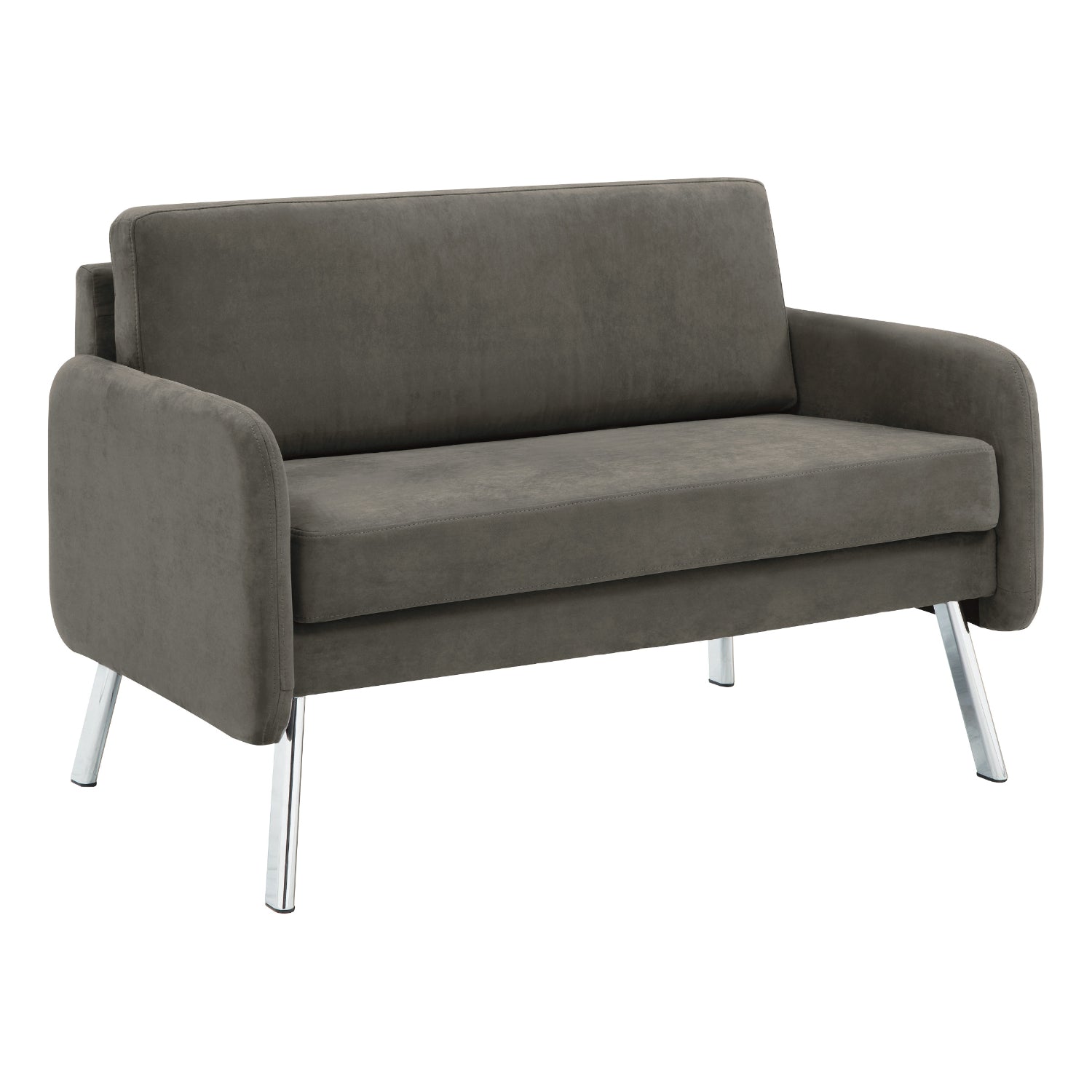 SL5600 Series Loveseat with Chrome Finish Legs