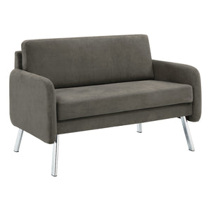 SL5600 Series Loveseat with Chrome Finish Legs