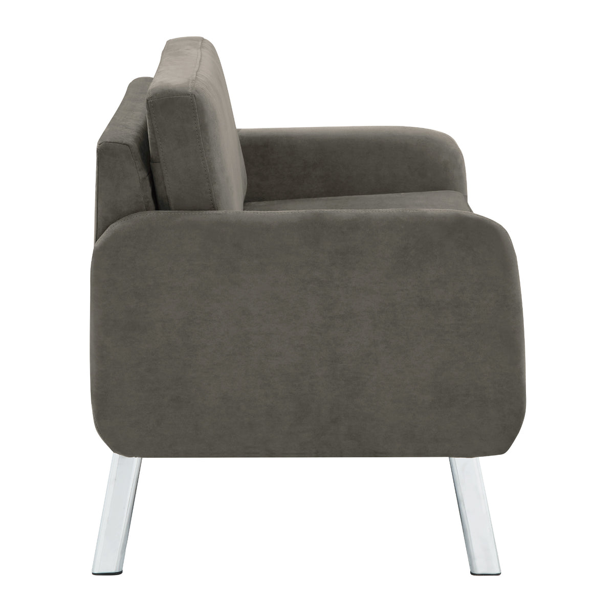 SL5600 Series Loveseat with Chrome Finish Legs