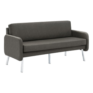 SL5600 Series Sofa with Chrome Finish Legs
