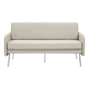 SL5600 Series Sofa with Chrome Finish Legs