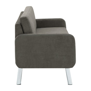 SL5600 Series Sofa with Chrome Finish Legs