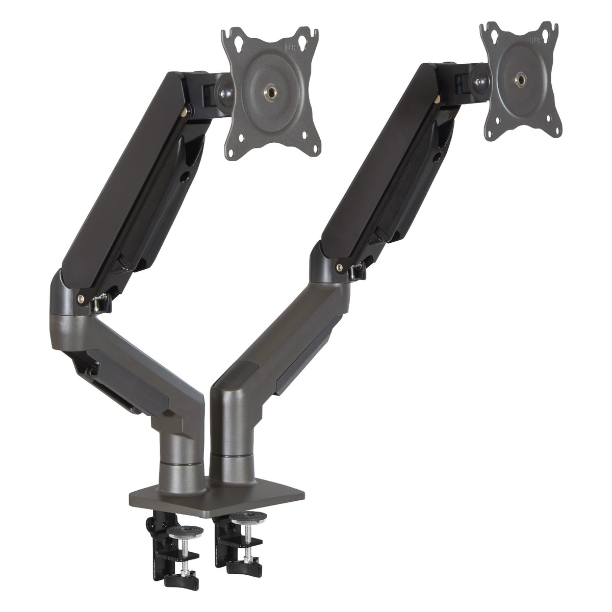 Axios Monitor Arm, Double Arms, Charcoal Finish