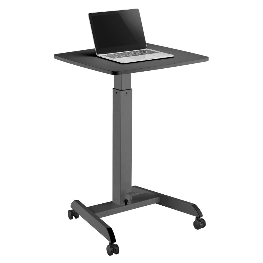 Kantek Mobile Height Adjustable Sit Stand Desk, Compact