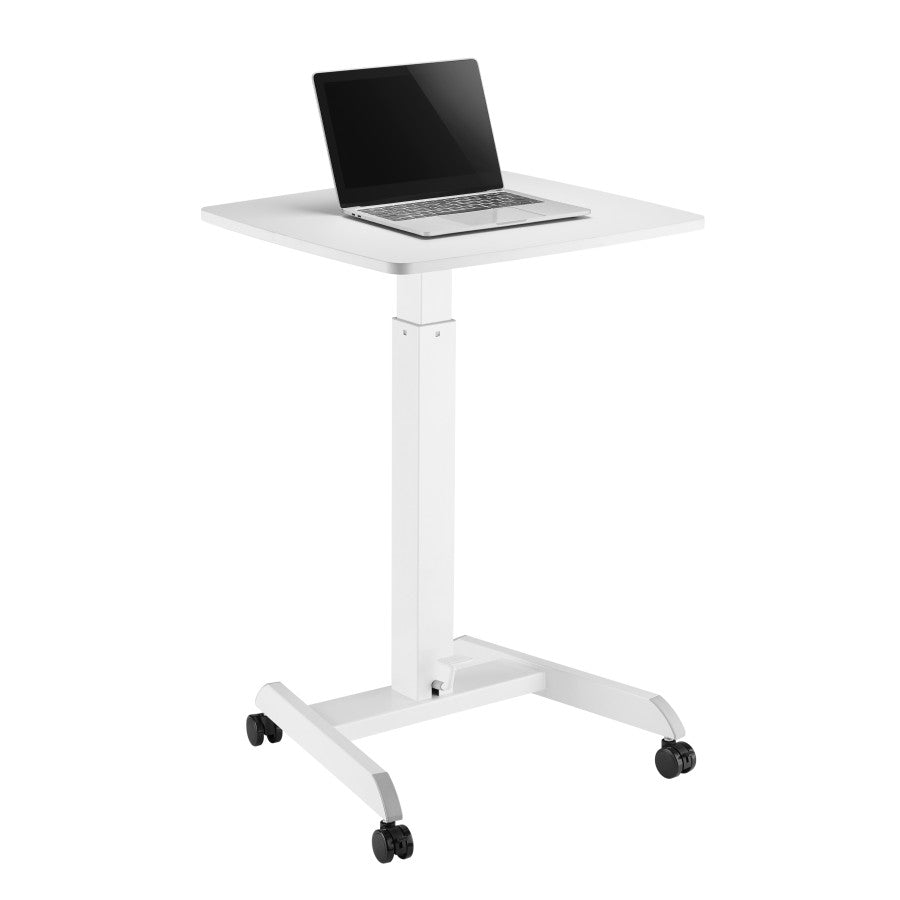 Kantek Mobile Height Adjustable Sit Stand Desk, Compact